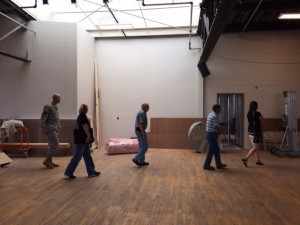 The Bridge's Board of Directors toured The Loft space which is currently getting a much needed upgrade. The space is still usable for weekend self-help meetings.